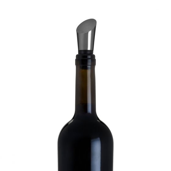 Gunmetal heavyweight bottle stopper