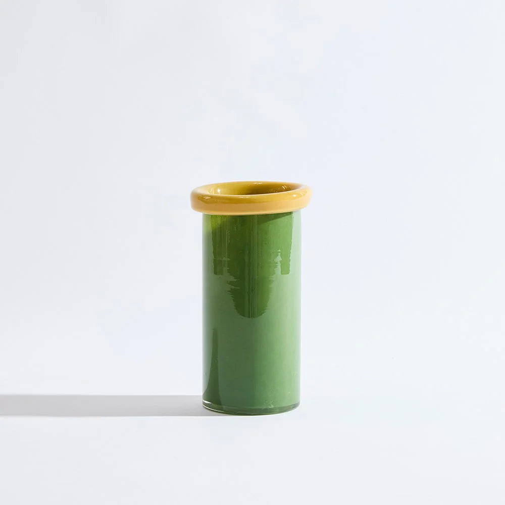 Caramel Green Vase