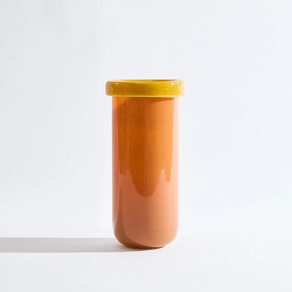 Caramel Tan Vase