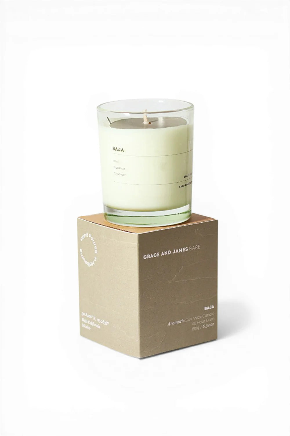 Baja Candle | basil, grapefruit and cucumber