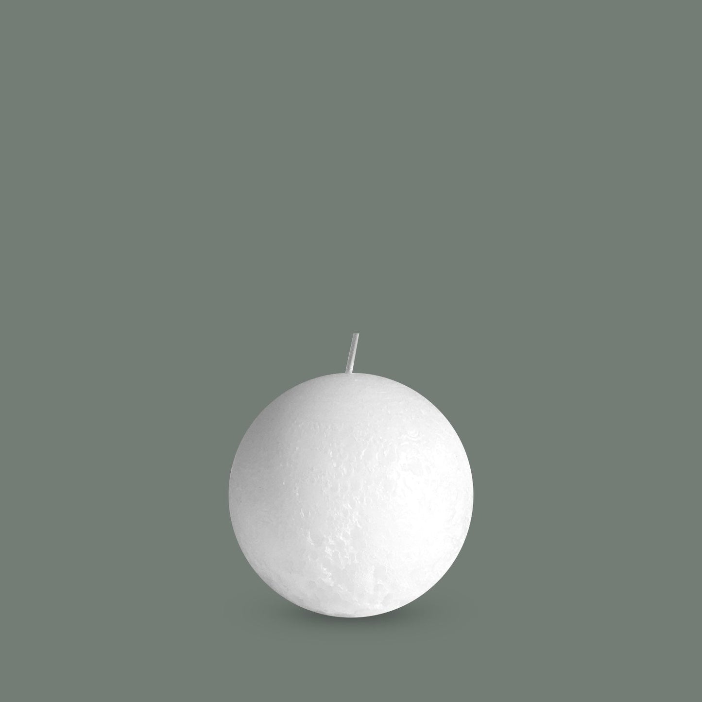Sphere Textured White Candles
