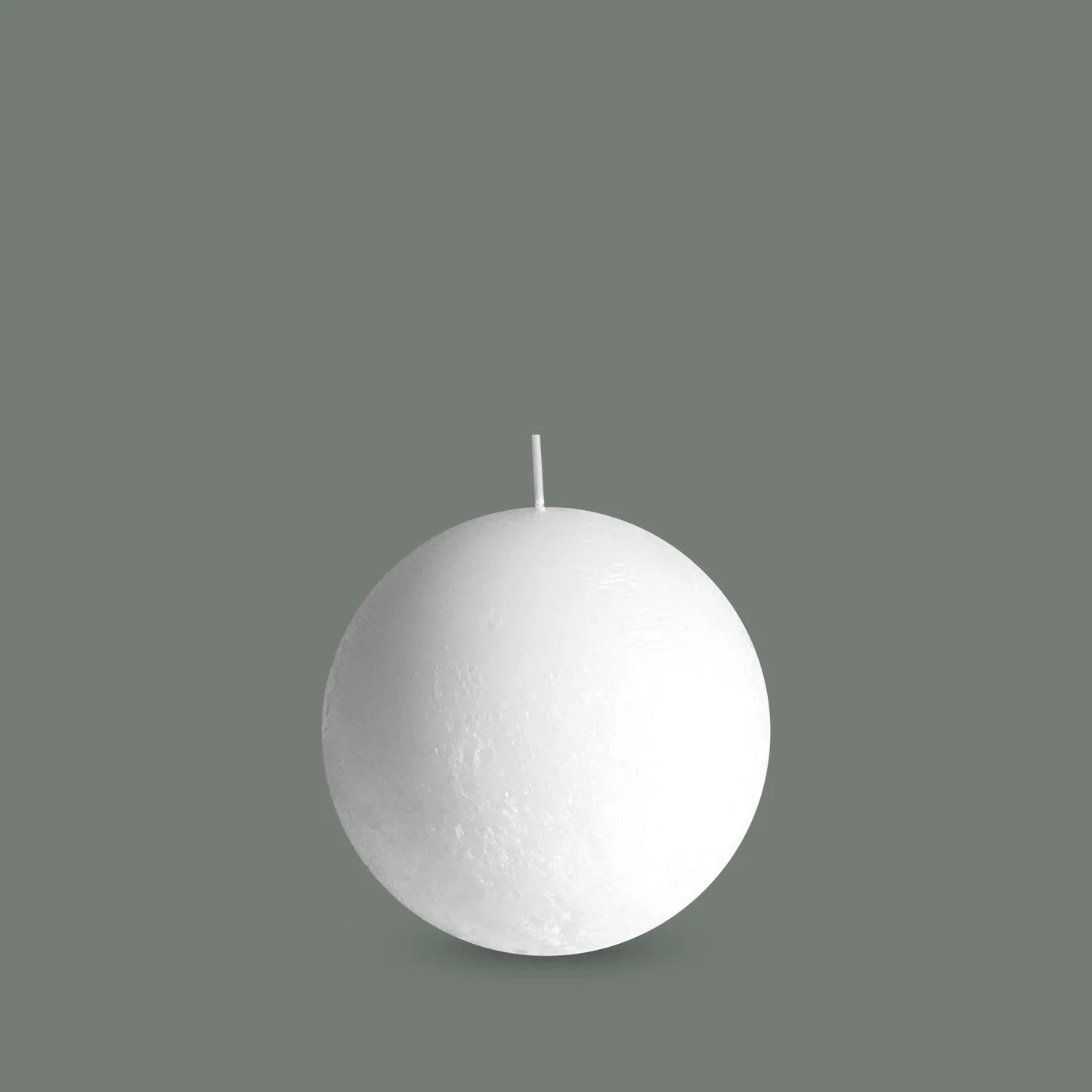 Sphere Textured White Candles