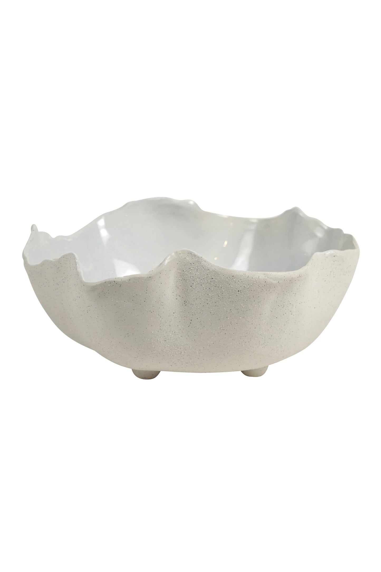 White Stone Wave Bowl