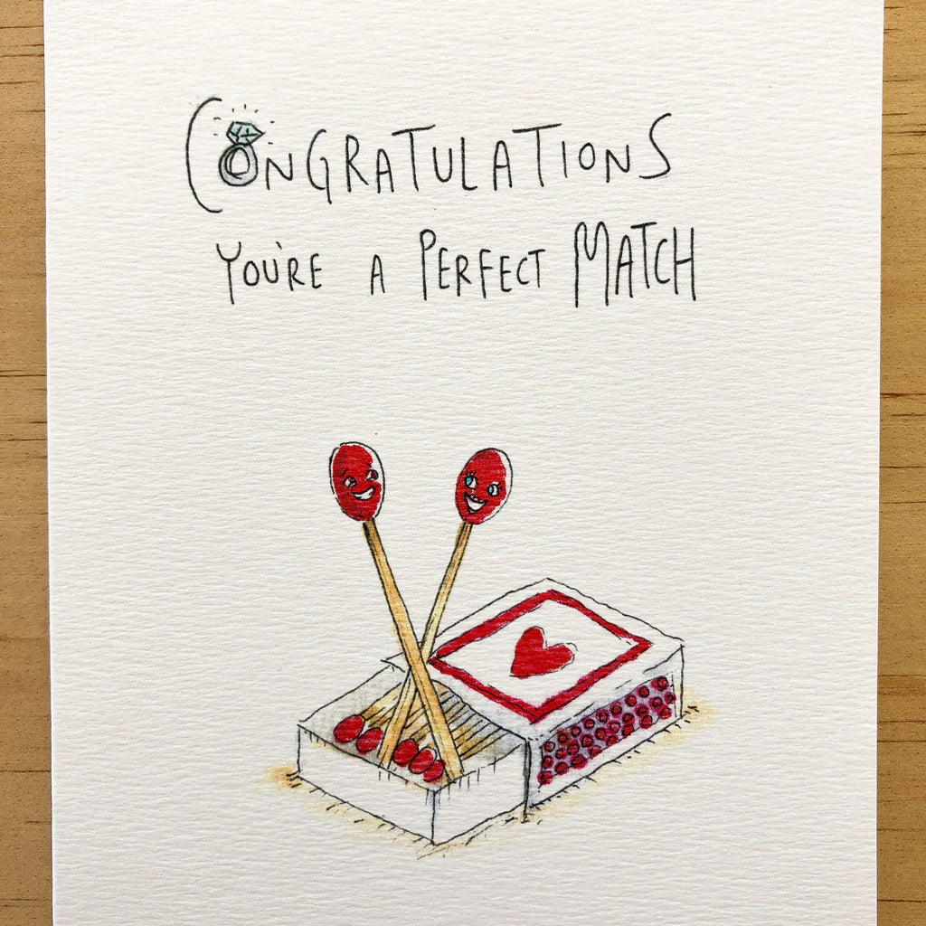 Gift Card - Congratulations You're a Perfect Match