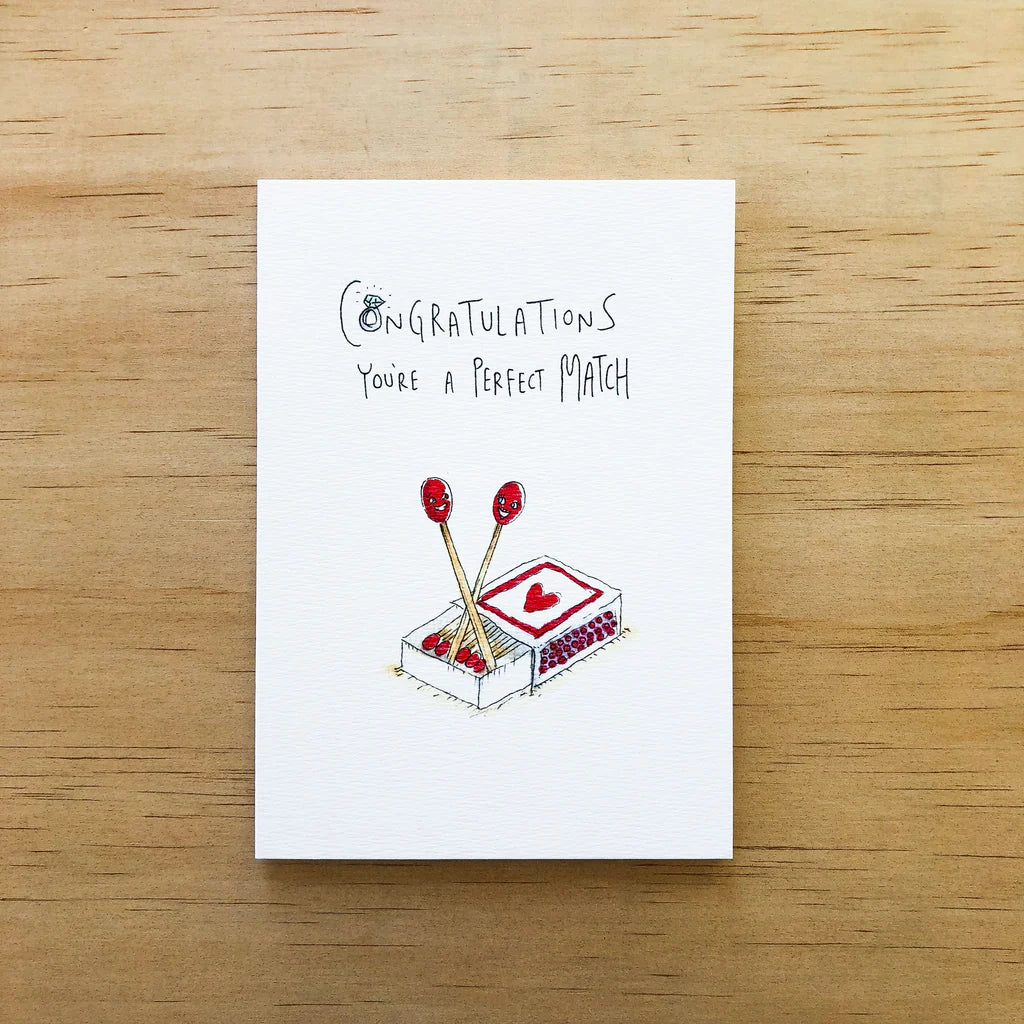 Gift Card - Congratulations You're a Perfect Match