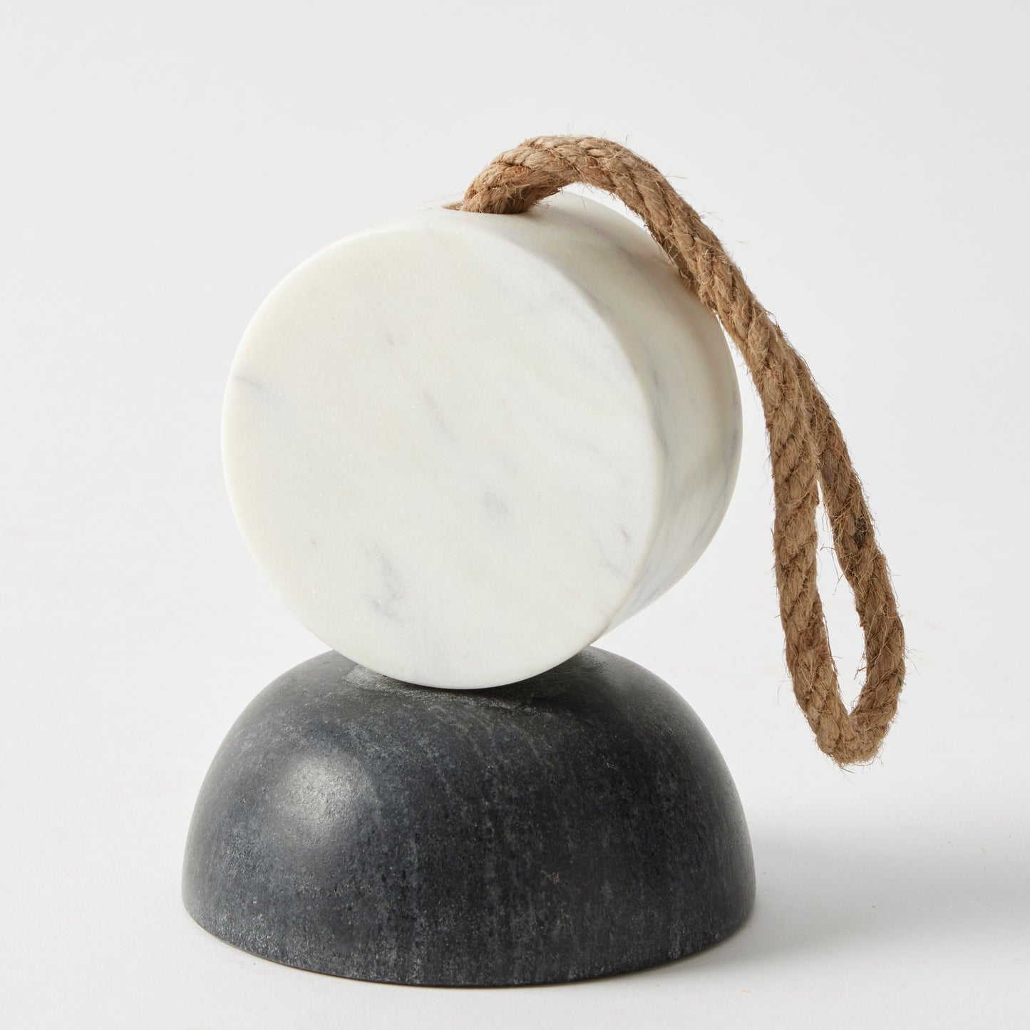 Black and White Marble Doorstop