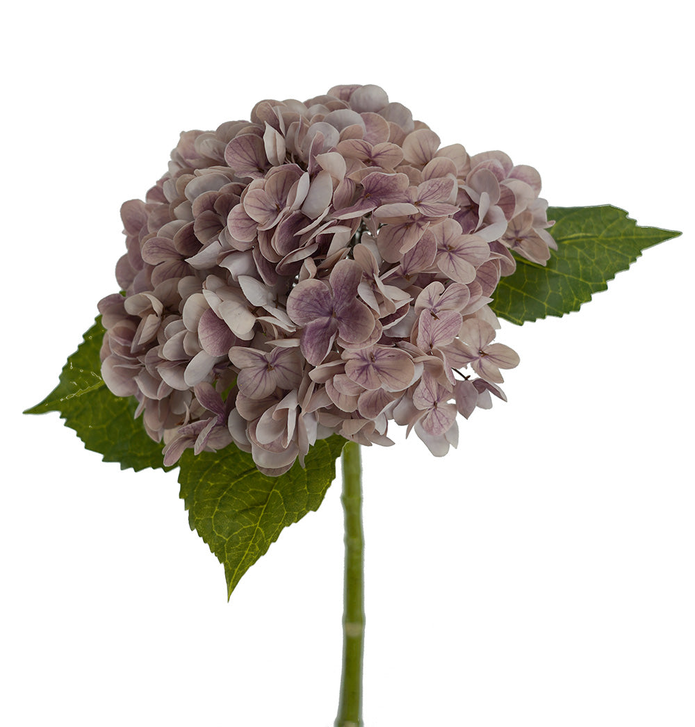 Real Touch Hydrangea Stems, Dusty Purple