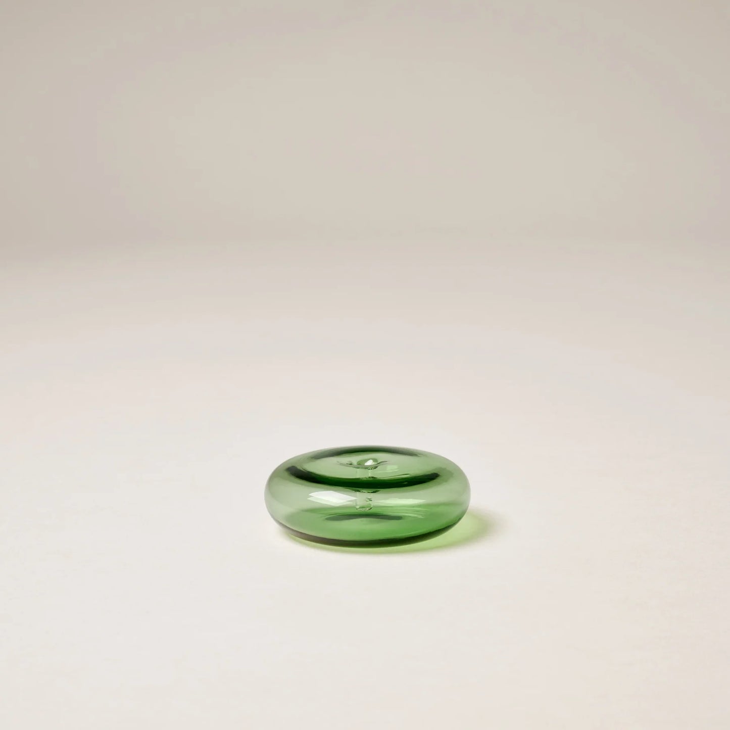 Glass Vessel Incense Holder - Green