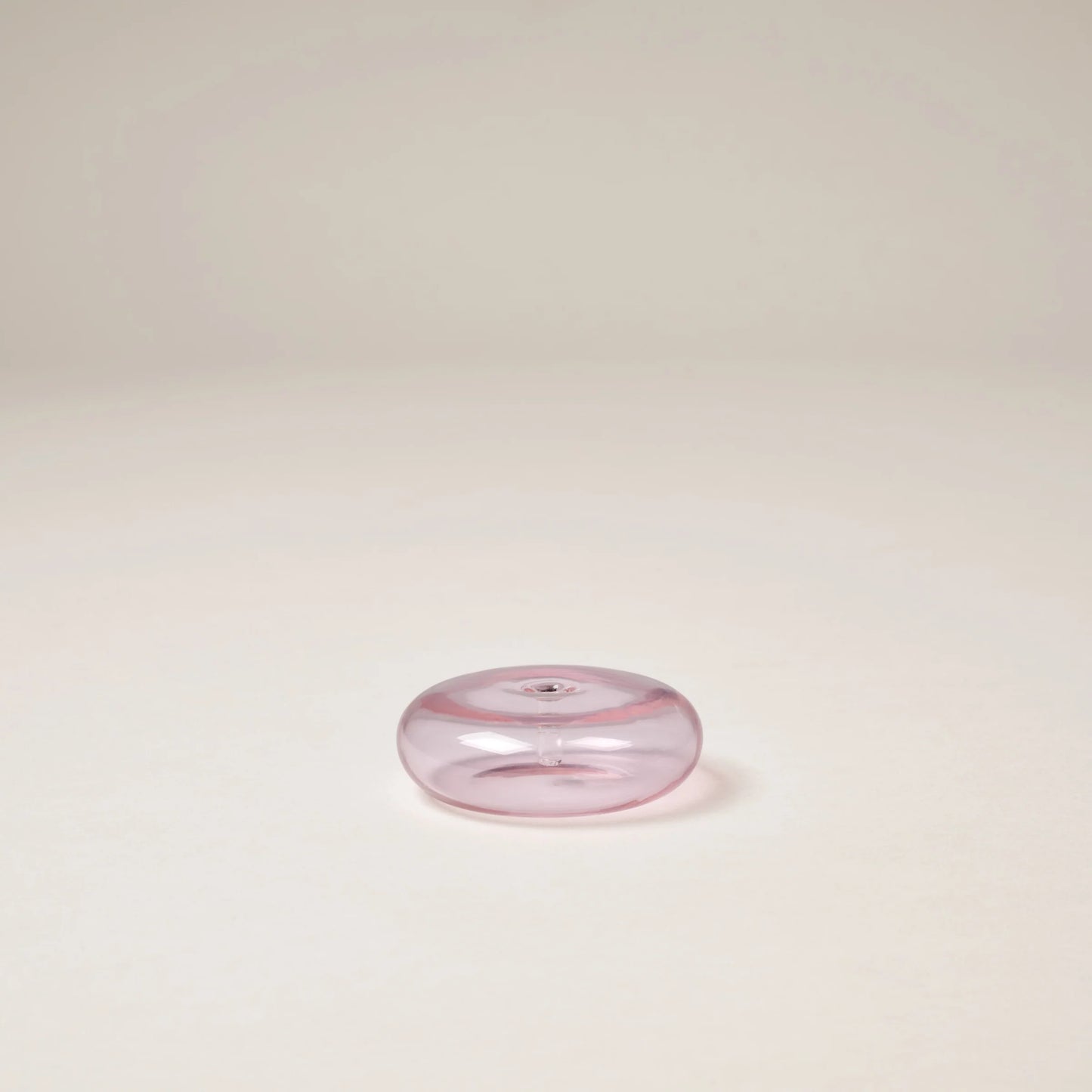 Glass Vessel Incense Holder - Pink