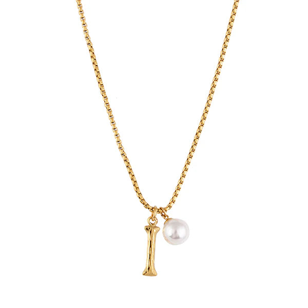 The Pearl Letter Necklace