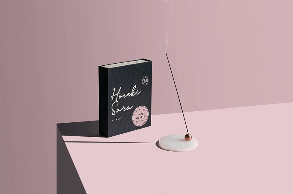 Hoseki Sara - Rose quartz crystal