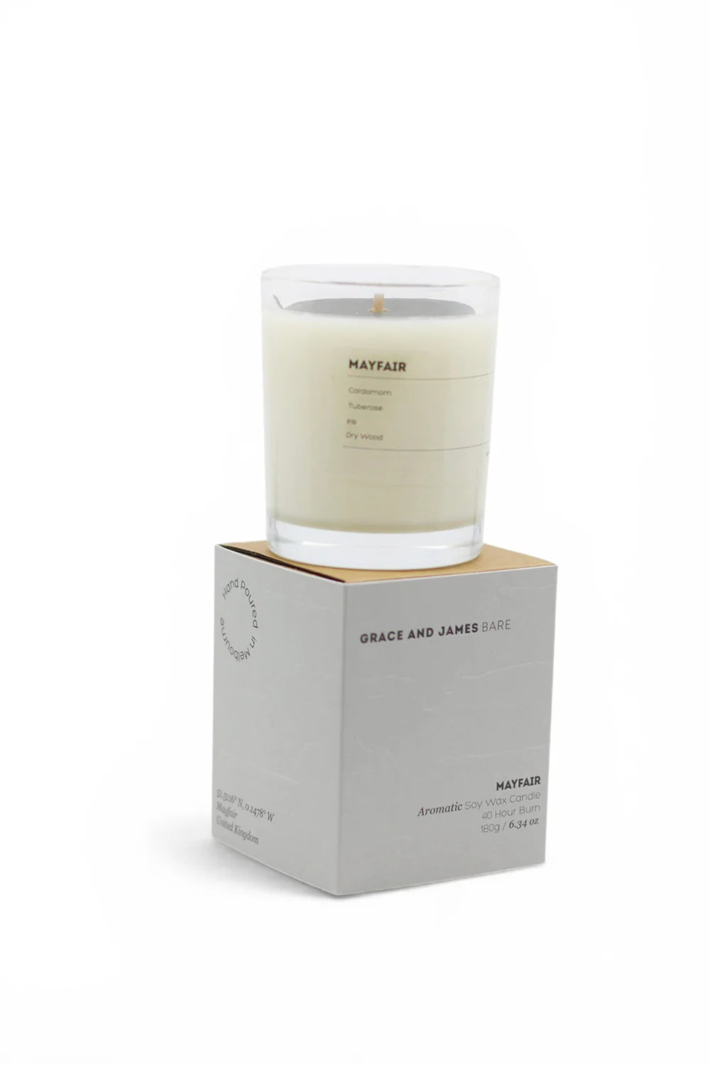 Mayfair Candle | Blackcurrant, Cardamom, Geranium, Resin, Dry wood
