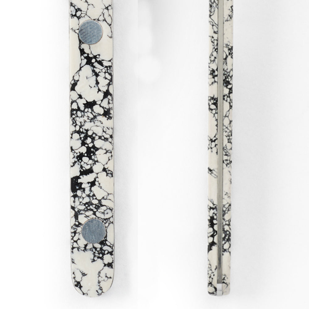 Salad Servers - Emerald, Taupe or Monochrome
