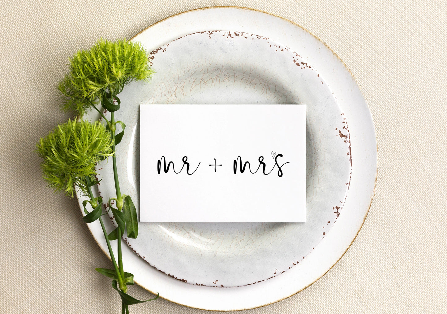 Mr + Mrs Card
