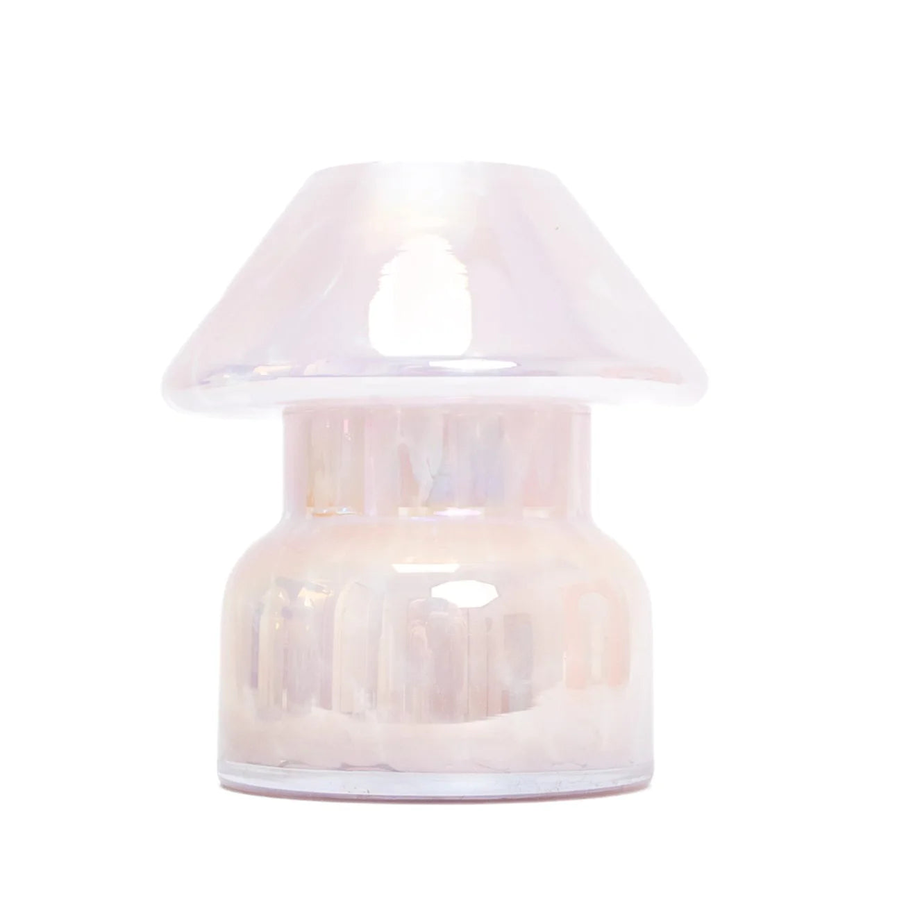 Mushroom Candle Lamp - Pink, David Austin Rose
