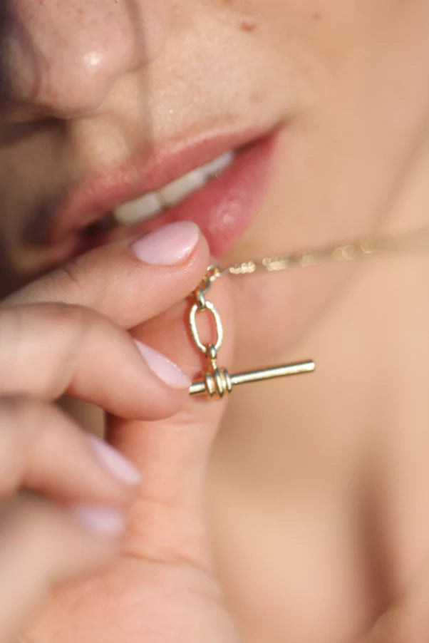 Fob Gold Necklace