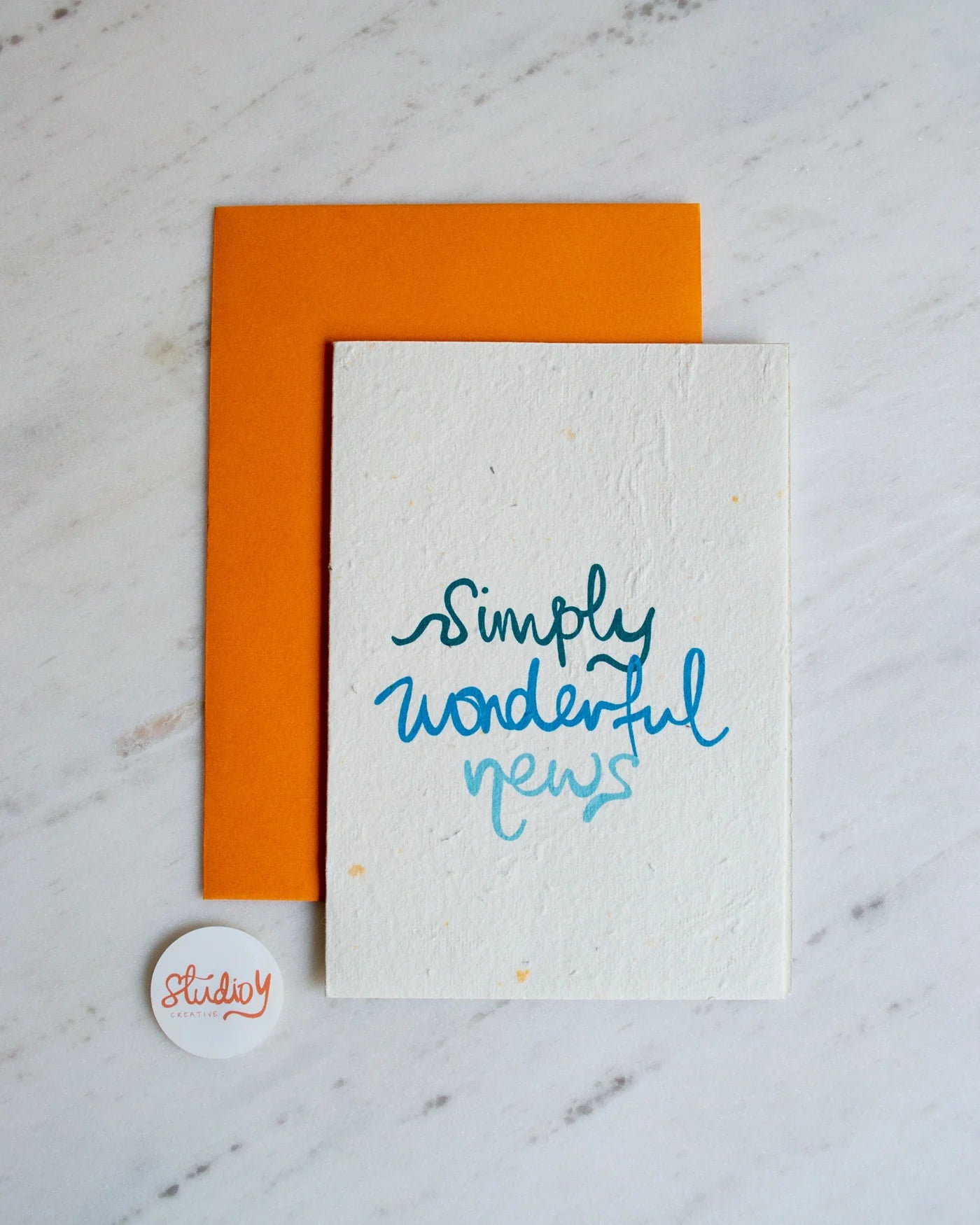 Gift Card - Wonderful News (blue)