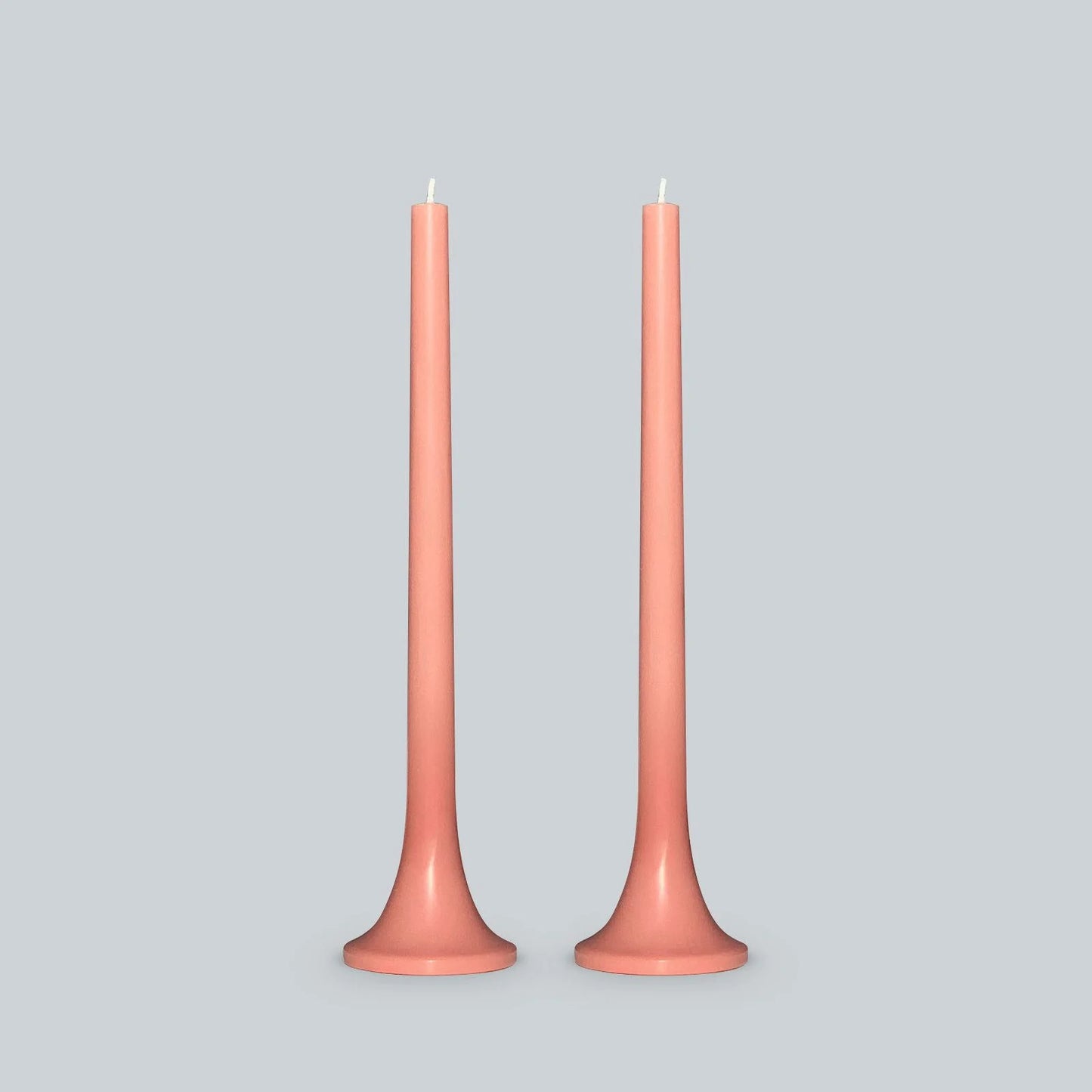 Peach Tusk Candle, Set of 2