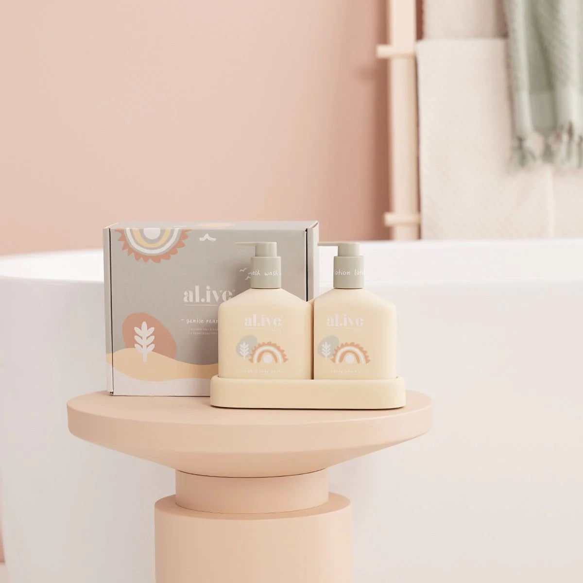 Al.ive Baby Hair and Body Duo, Gentle Pear