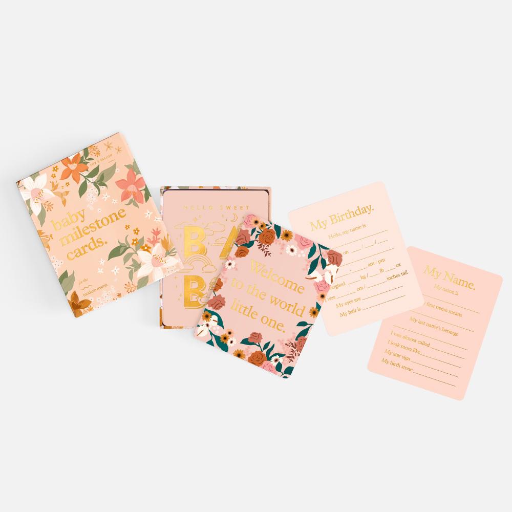 Baby Milestone Cards