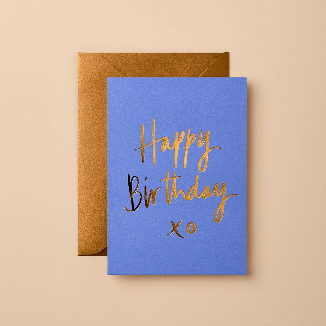 Happy Birthday xo Card
