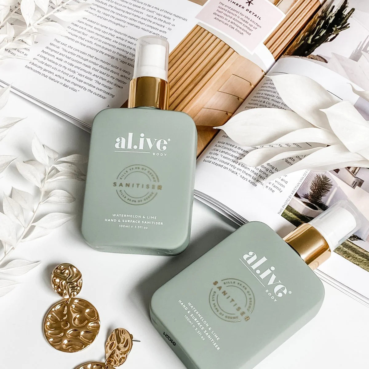 Al.Live Body Watermelon and Lime Hand and Surface Sanitiser