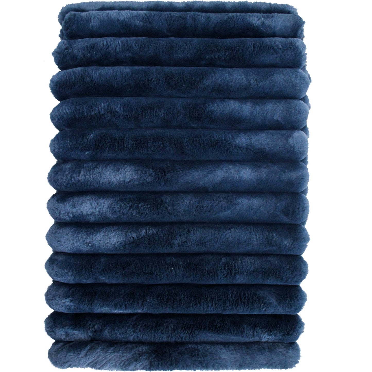 Midnight Faux Fur Throw