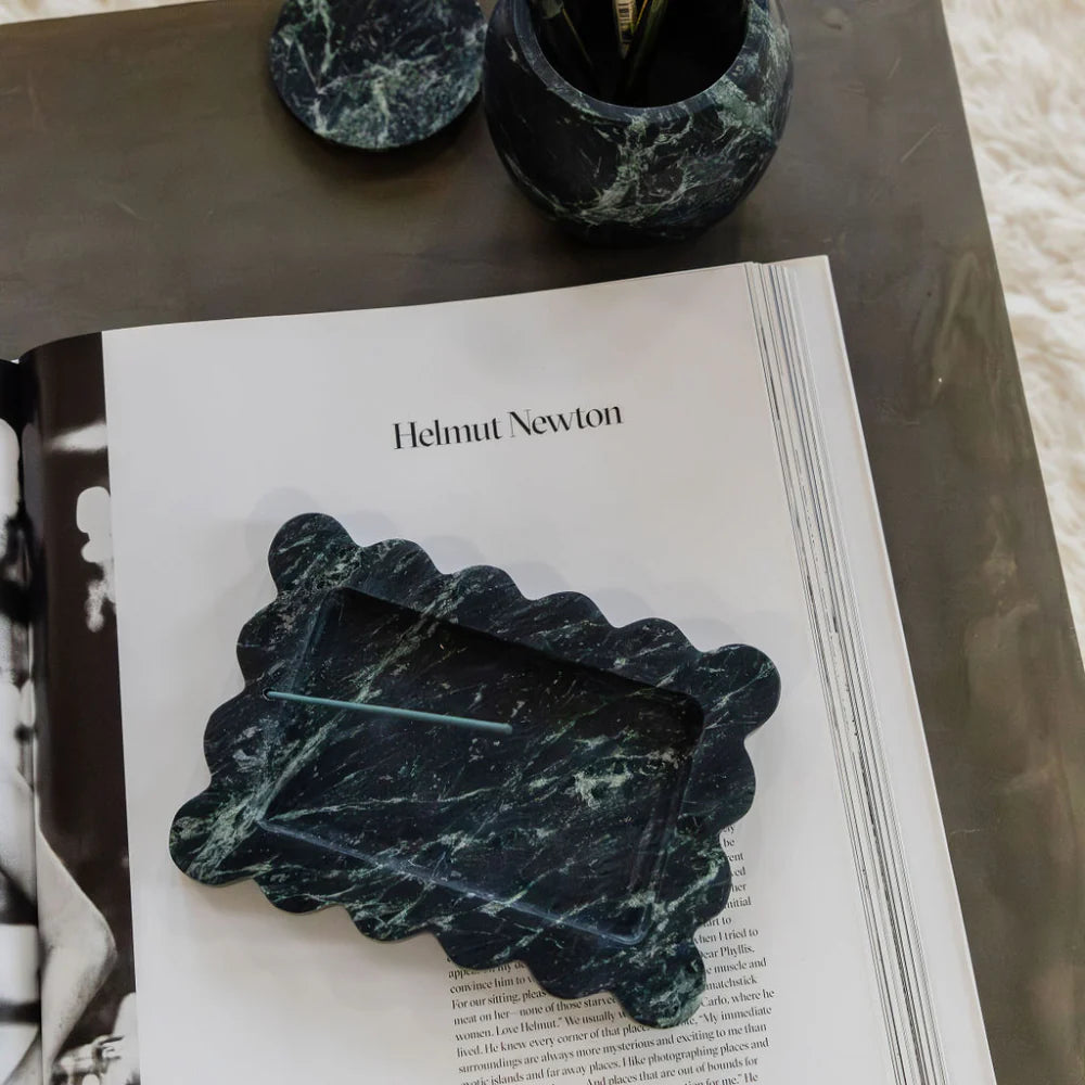 Palazzo Small Scalloped Tray & Incense Holder