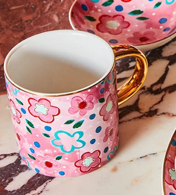 Foxy Flower Mug