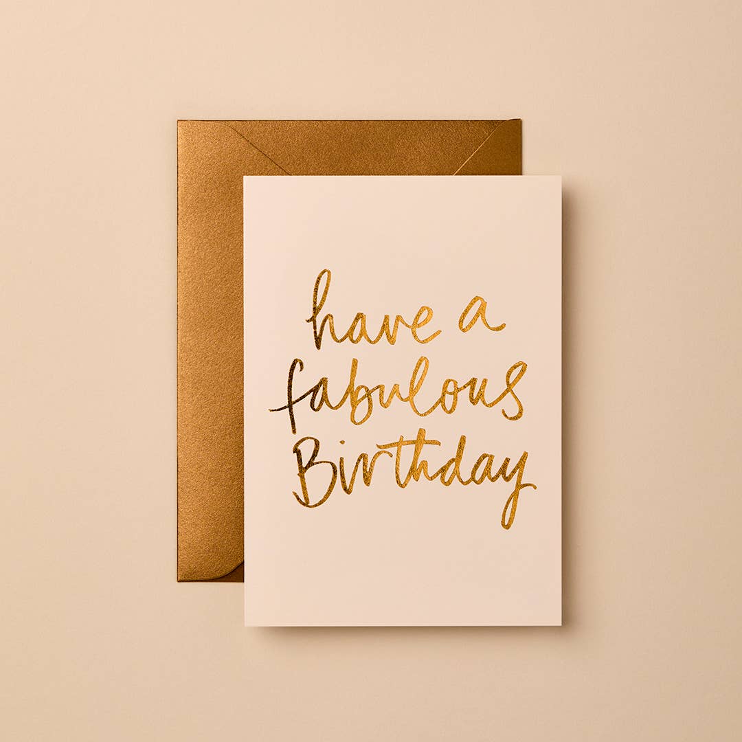 Have a Fabulous Birthday Card