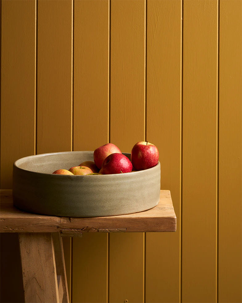 Large Wheel Bowl / Olive