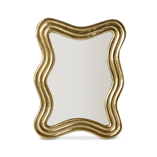 Brass Wavy Photo Frame