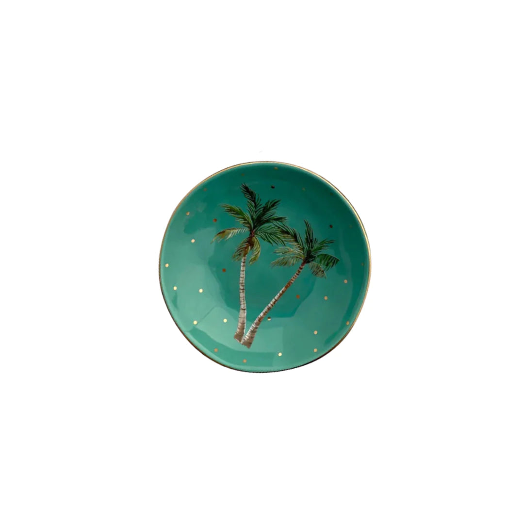 Palm Tree Trinket Plates
