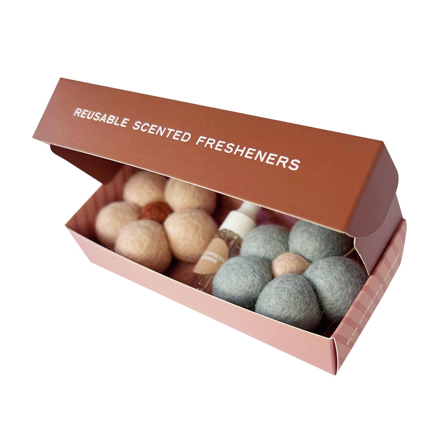 Felt Flower Air Fresheners - Blue Cypress & Jasmine