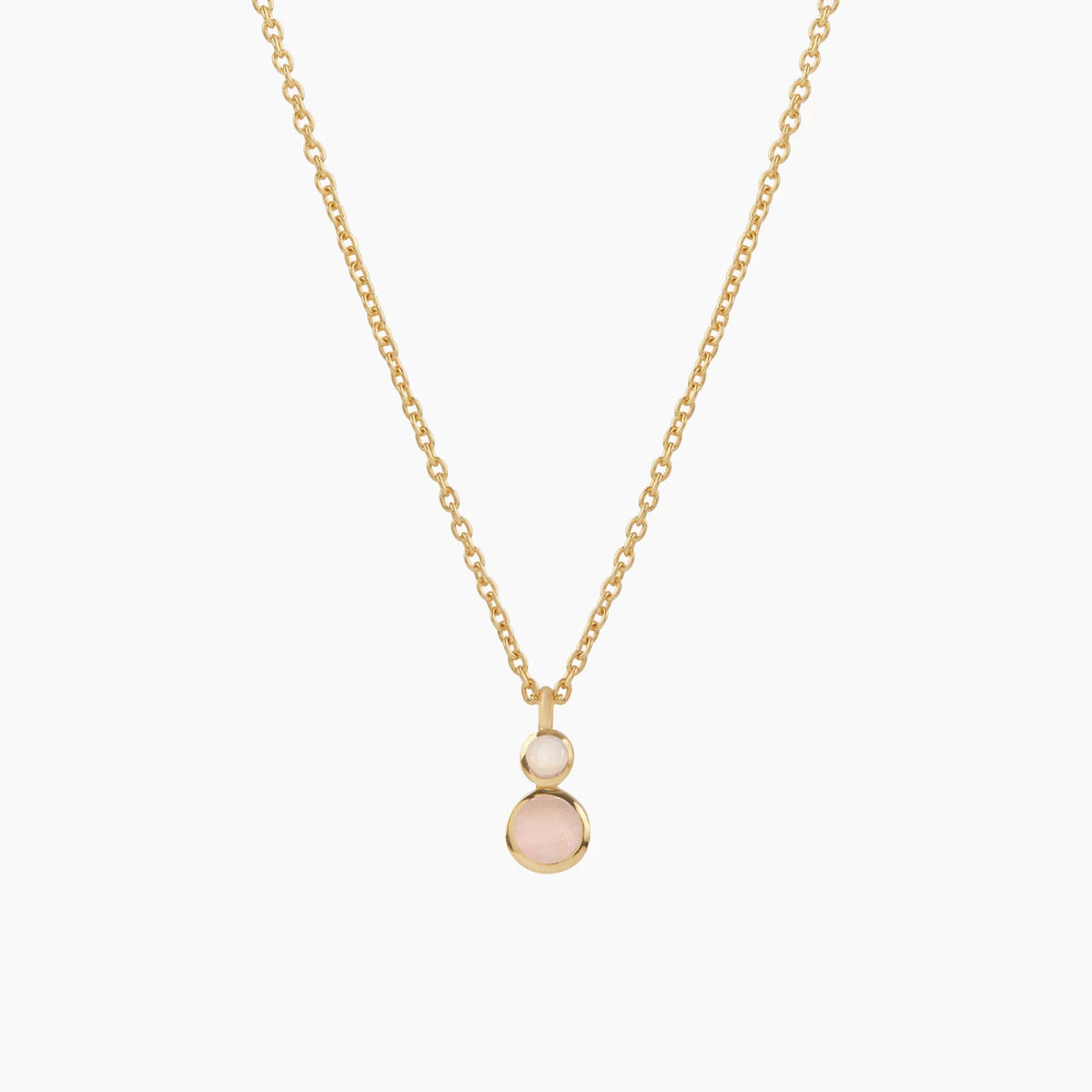 Posy Necklace Rose Quartz