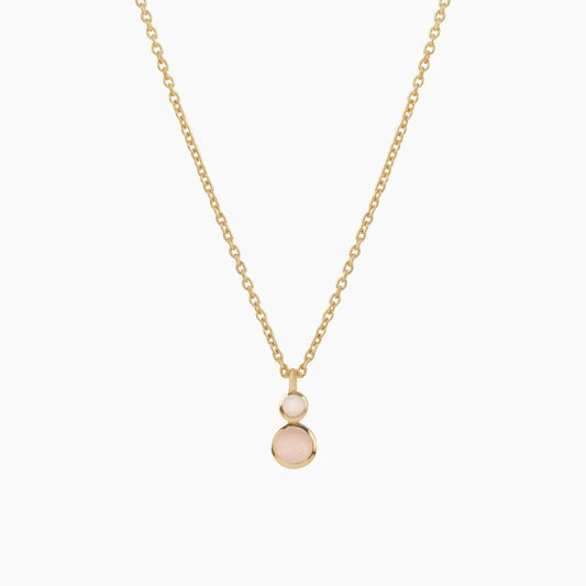 Posy Necklace Rose Quartz