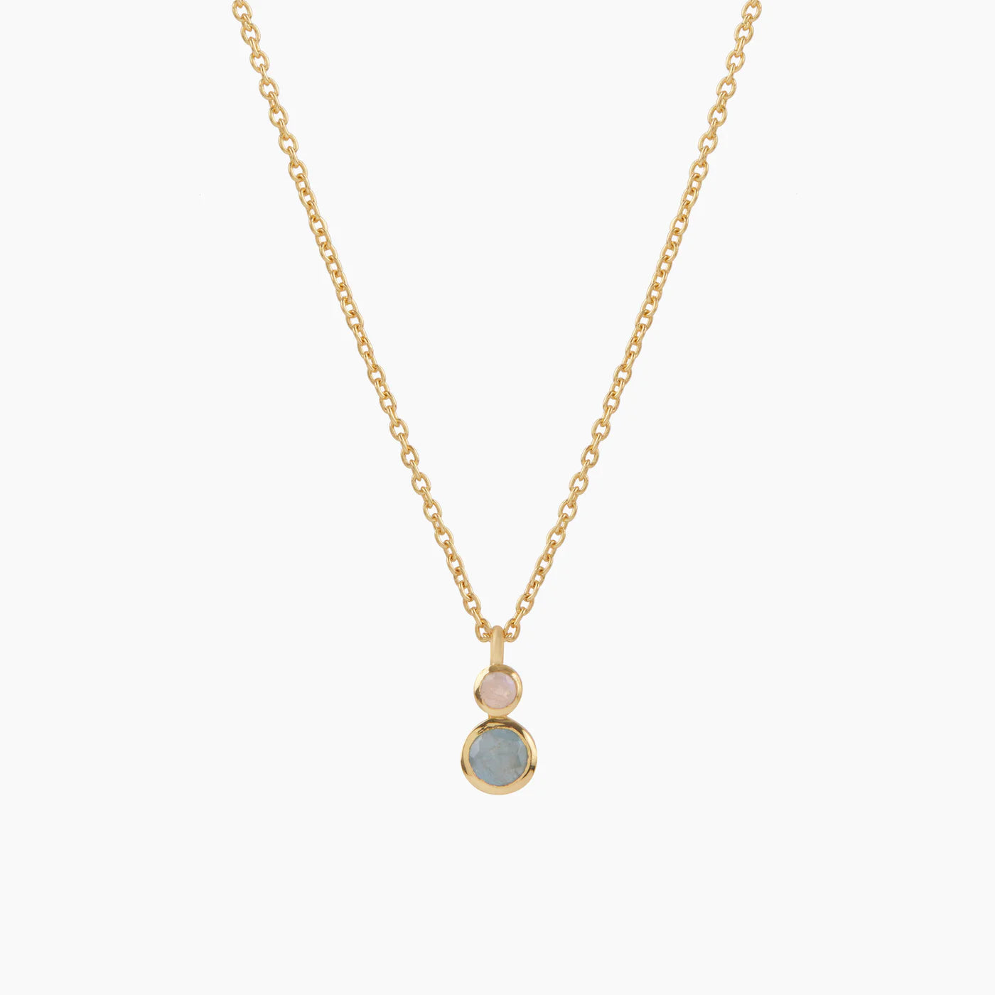Dusty Necklace Aquamarine
