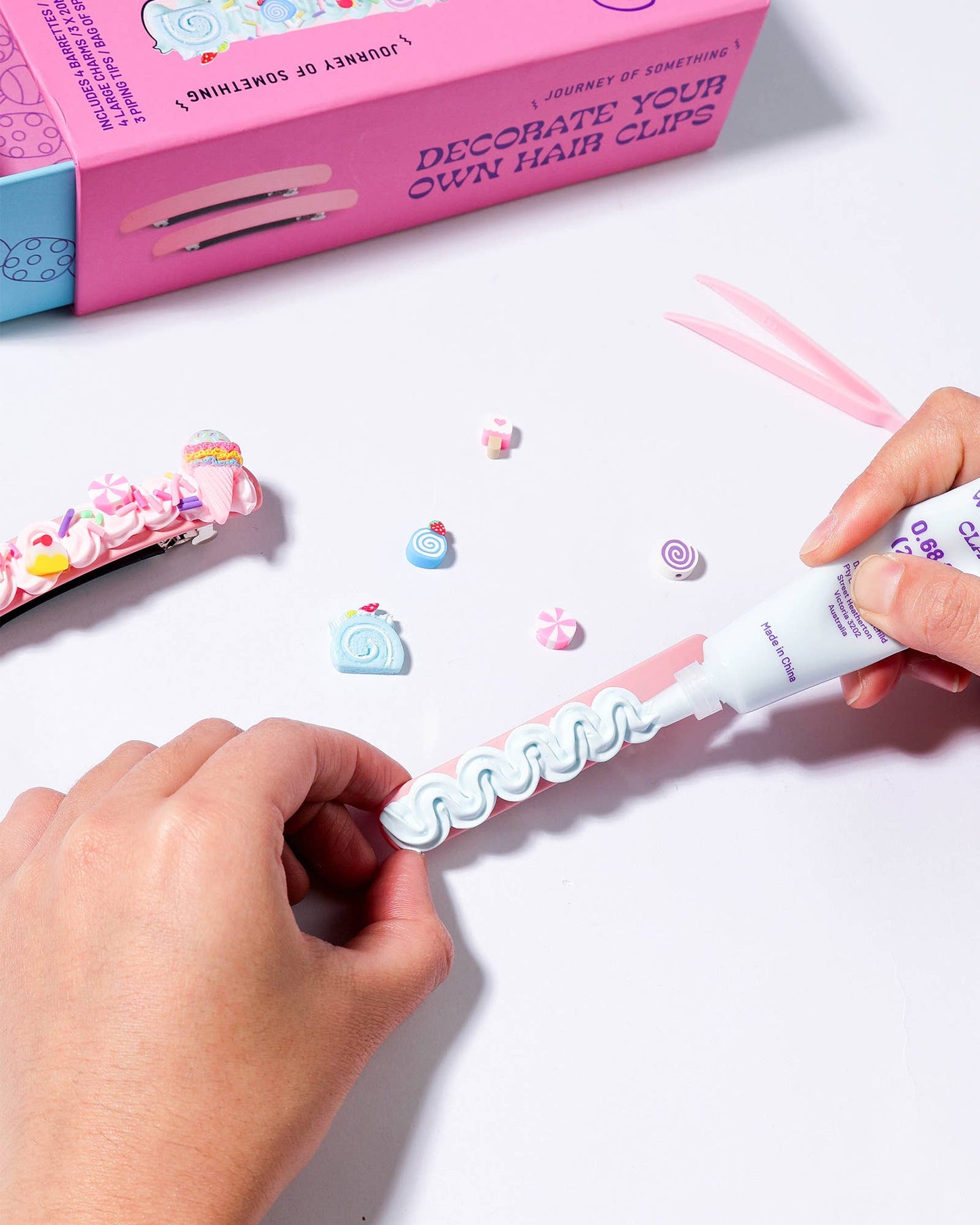 Decorate Your Own Hair Clips