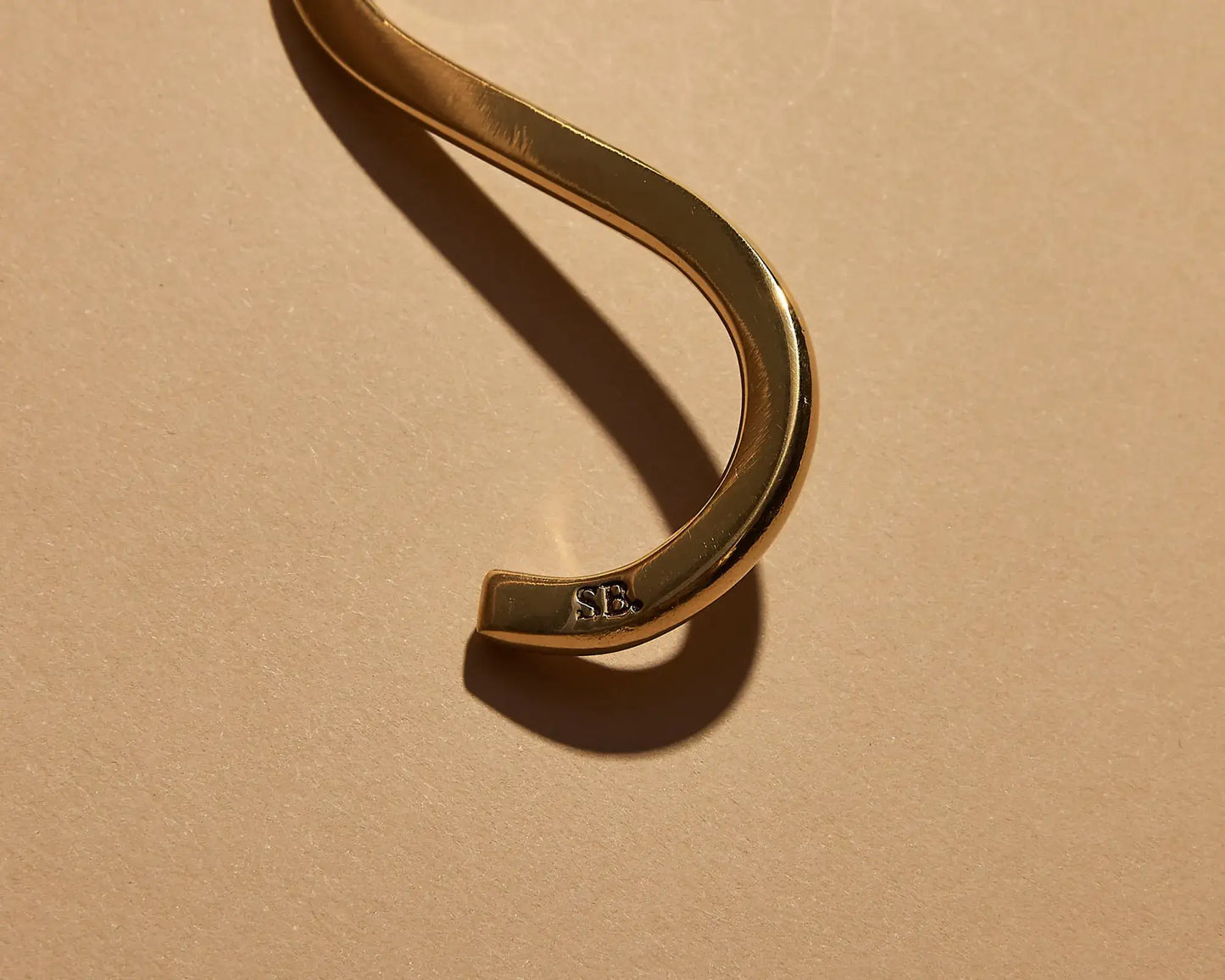 Brass Incense Holder - Wave