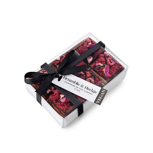 Wild Raspberry & Vanilla Bean Vegan Nougat With Belgian Dark Chocolate