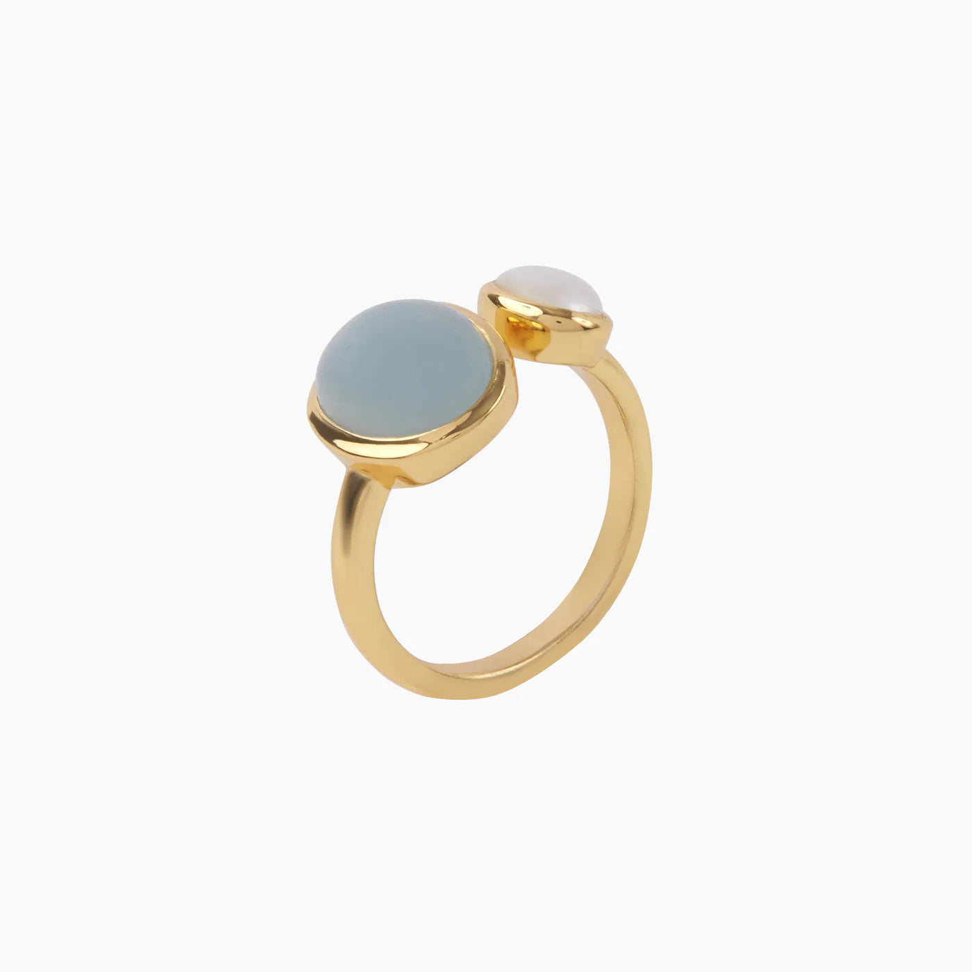 Cubism Ring Aquamarine