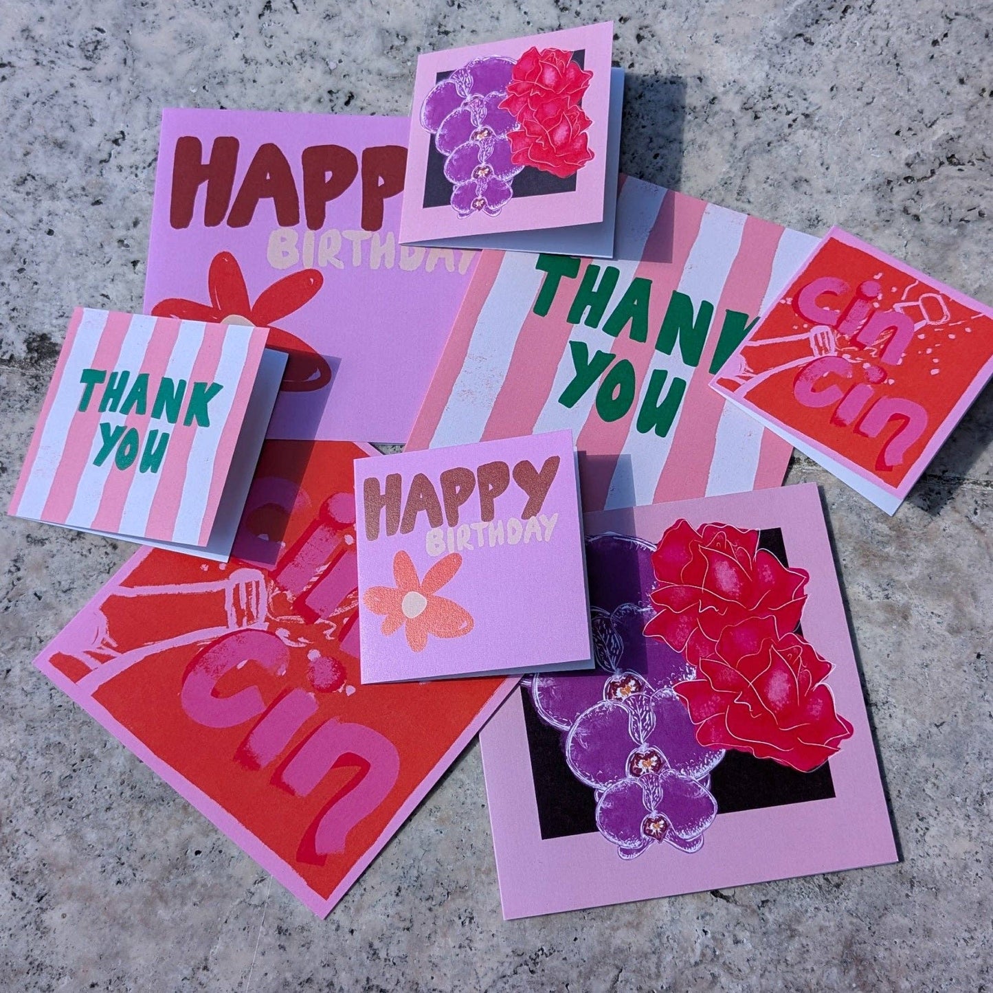 Happy Birthday Flower Card