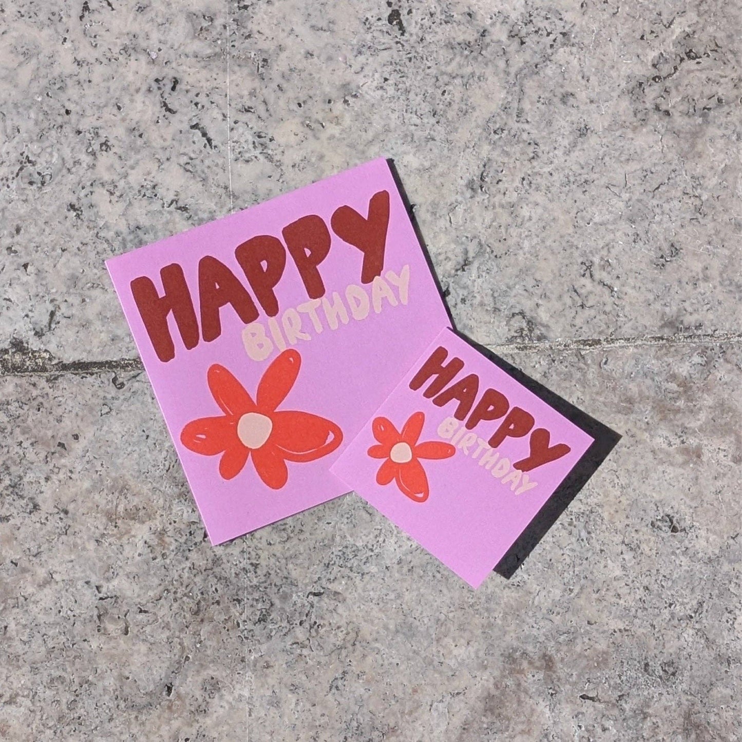 Happy Birthday Flower Card