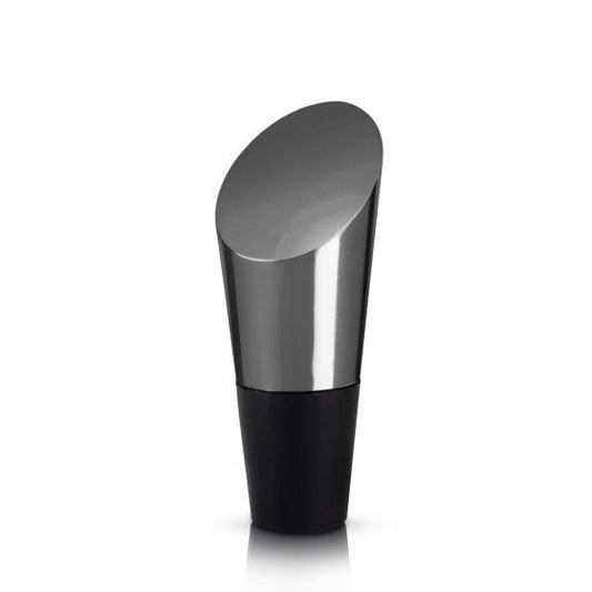 Gunmetal heavyweight bottle stopper