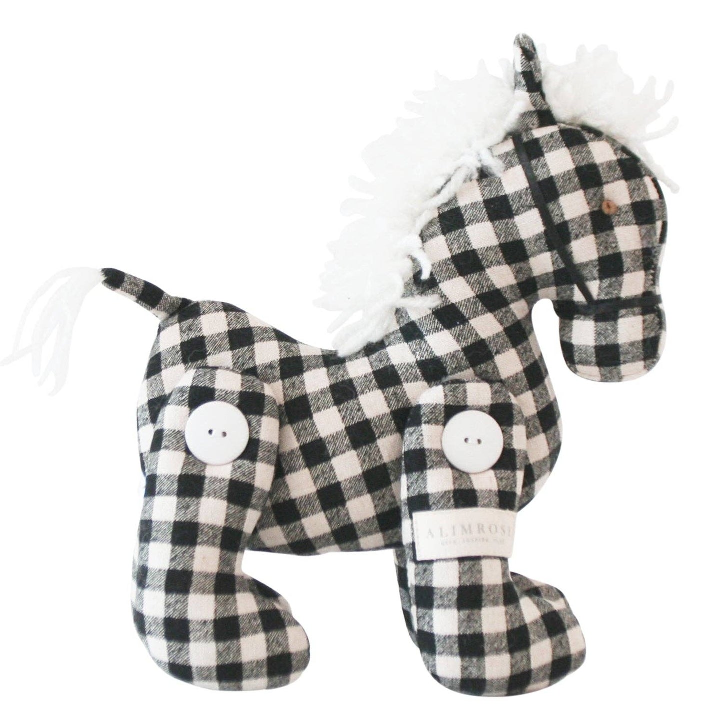 Jointed Pony - Black Check