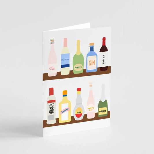 Alcohol Shelf Card