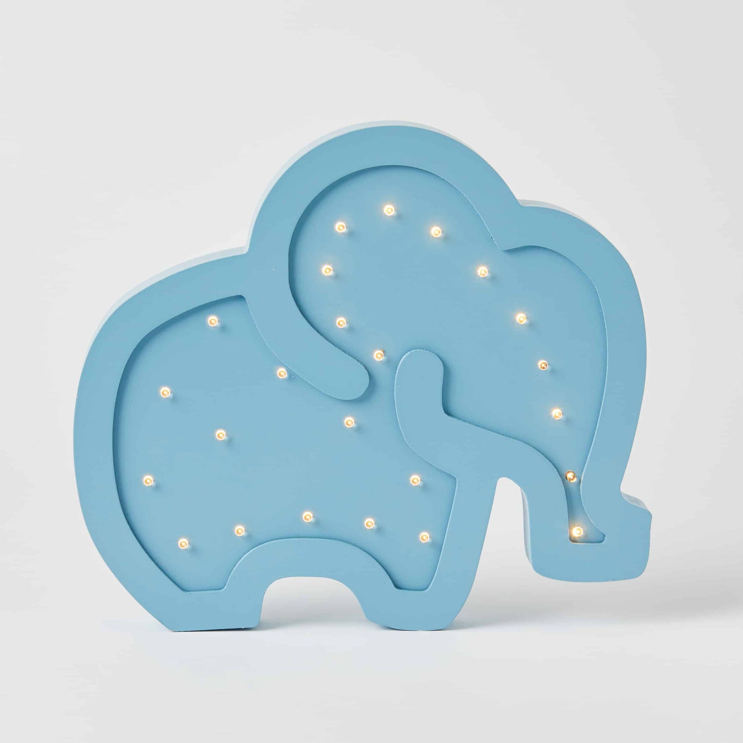 Elephant Wooden Light