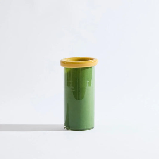Caramel Green Vase