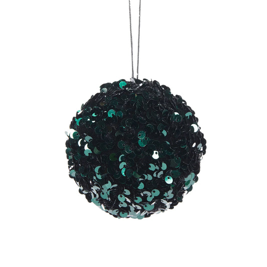 Emerald Green Sequin Bauble