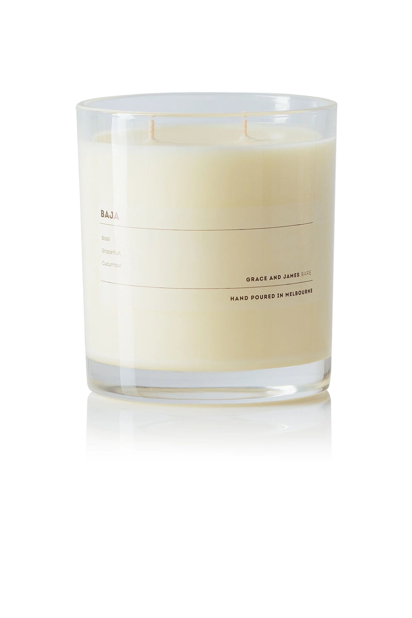 Baja Candle |  basil, grapefruit and cucumber